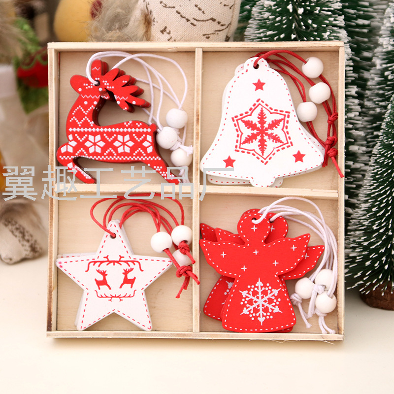 Wooden Christmas Small Pendant Christmas Tree Pendant Christmas Small Gift Wooden Box Exquisite Small Pendant Painted Wooden Christmas Small Pendant Christmas Tree Pendant Christmas Small Gift Wooden Box Exquisite Small Pendant Painted