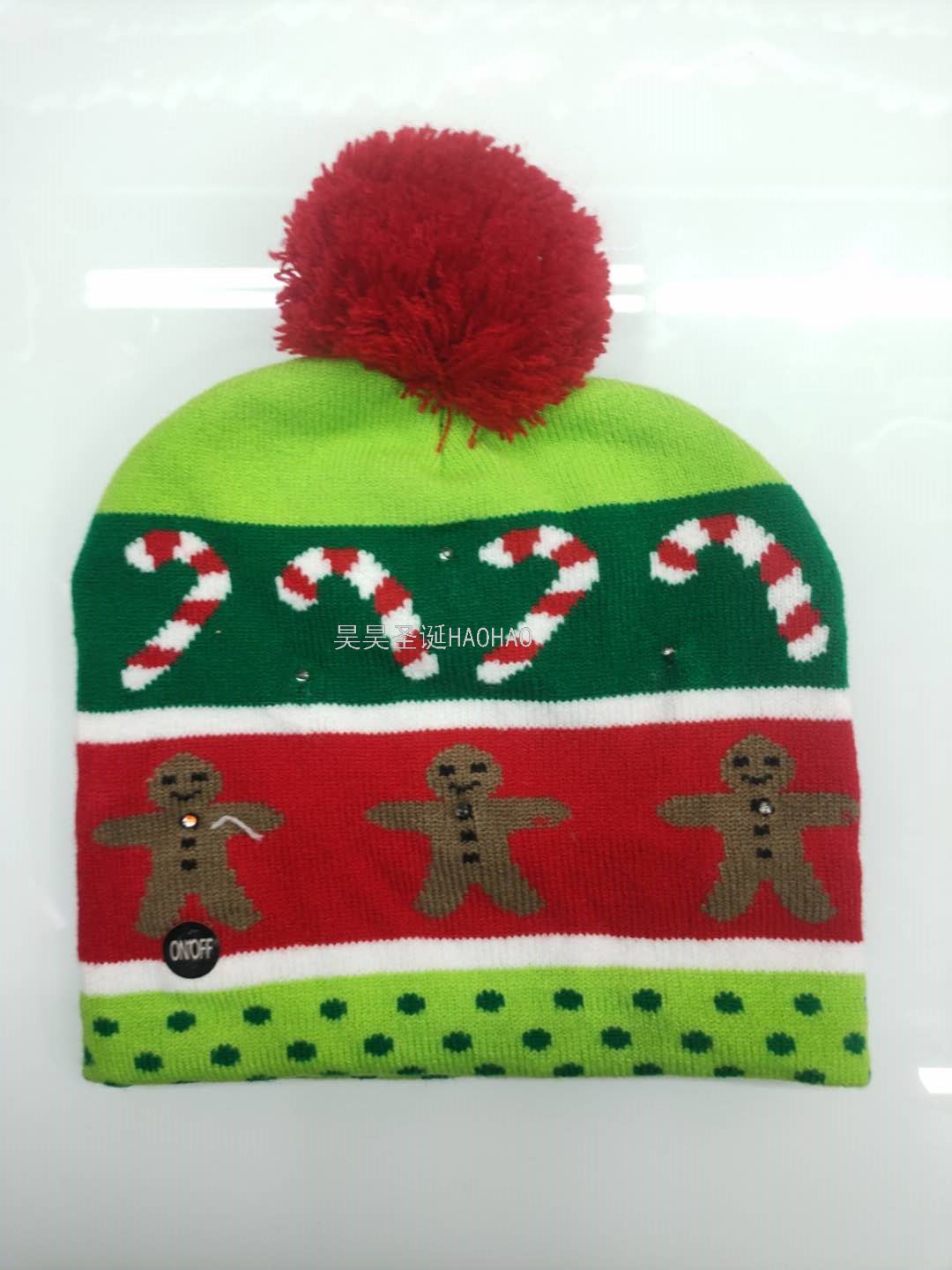 Wool Christmas Hat Adult and Children Knitted Christmas Hat Christmas Hat Colorful Luminous Knitted Hat High-End Elderly Christmas Hat Wool Christmas Hat Adult and Children Knitted Christmas Hat Christmas Hat Colorful Luminous Knitted Hat High-End Elderly Christmas Hat