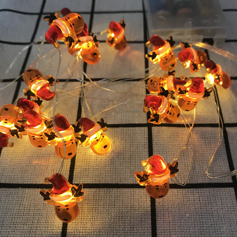 Christmas Decoration Deer Snowman Five-Pointed Star Snowflake Small Crutches Christmas Tree Small Christmas tree lights Christmas Decoration Deer Snowman Five-Pointed Star Snowflake Small Crutches Christmas Tree Small Christmas tree lights