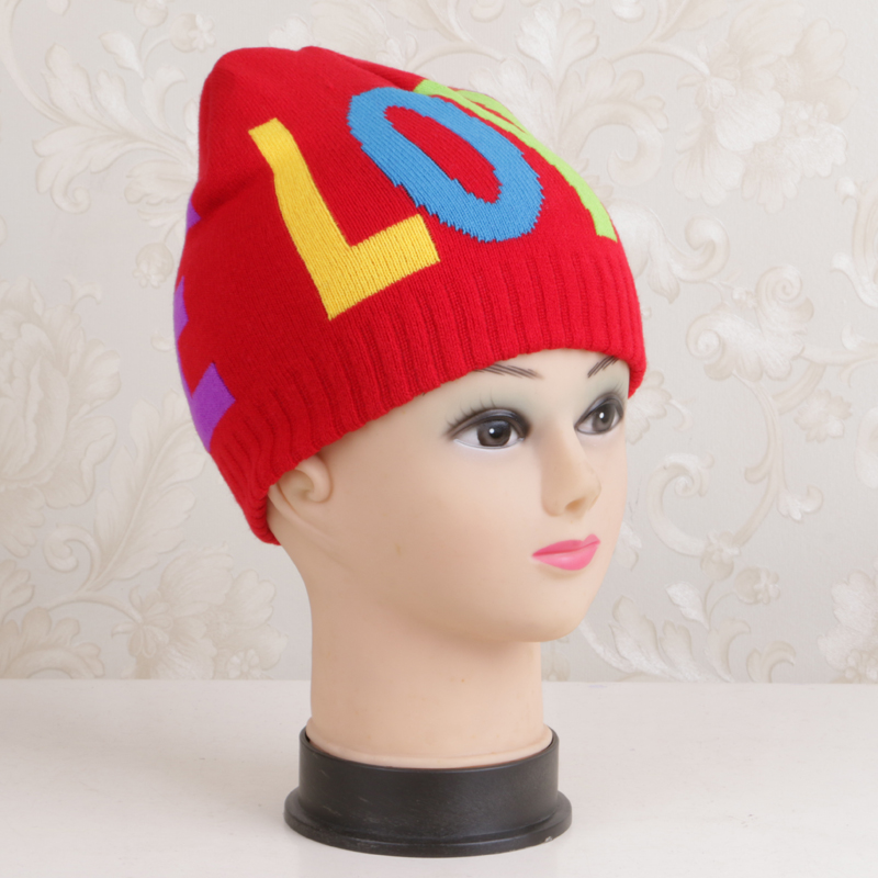 Jacquard rib cap knit Cap sport cap wool cap