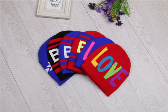 Jacquard rib cap knit Cap sport cap wool cap