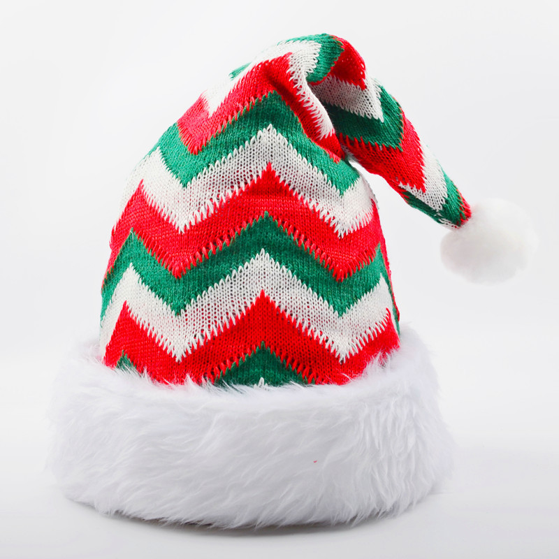 Christmas Wool Hat Christmas New Adult Plush Christmas Hat Christmas Party Supplies Christmas Hat
