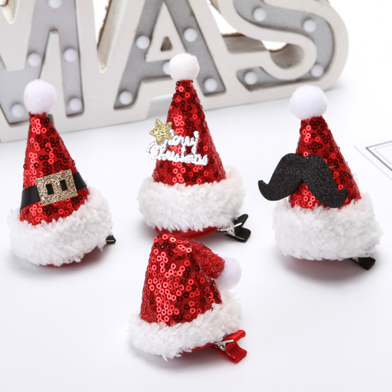 Christmas Headband/Hairpin Creative Party Headdress Christmas Hat Sequins Cute Cartoon Headwear Wholesale Christmas Headband/Hairpin Creative Party Headdress Christmas Hat Sequins Cute Cartoon Headwear Wholesale
