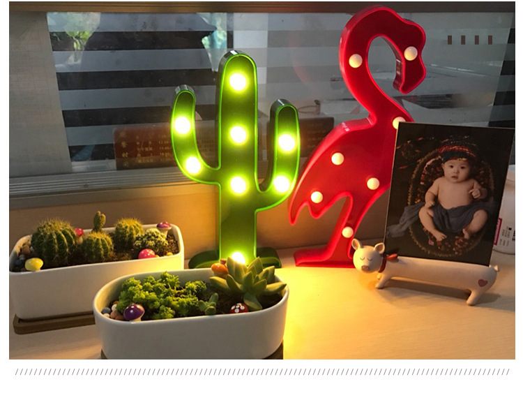 Led Flamingo String New Year Lights Christmas Tree Photo Props Pineapple Cactus Room Decoration Small Night Lamp Led Flamingo String New Year Lights Christmas Tree Photo Props Pineapple Cactus Room Decoration Small Night Lamp