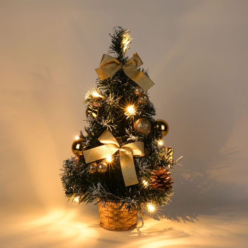 Table LED Christmas Tree Night Light Decorative Lights Pine Mini Christmas Tree Christmas Decoration New Year Gift
