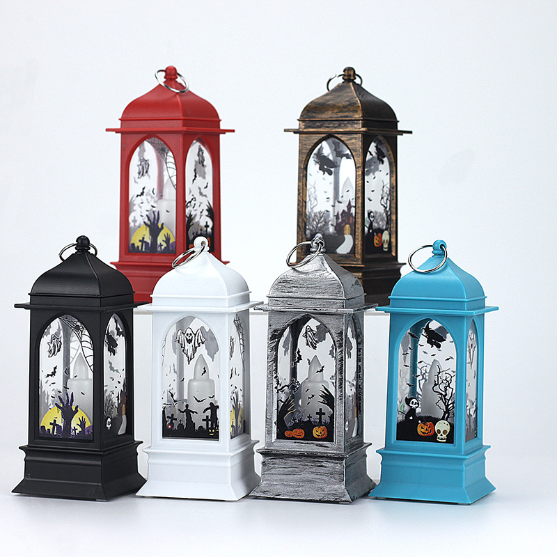 Halloween Decoration Storm Lantern Light-Emitting Christmas Tree Colored Lights Show Window Scene Decoration Gift Small Desktop Decoration Halloween Decoration Storm Lantern Light-Emitting Christmas Tree Colored Lights Show Window Scene Decoration Gift Small Desktop Decoration