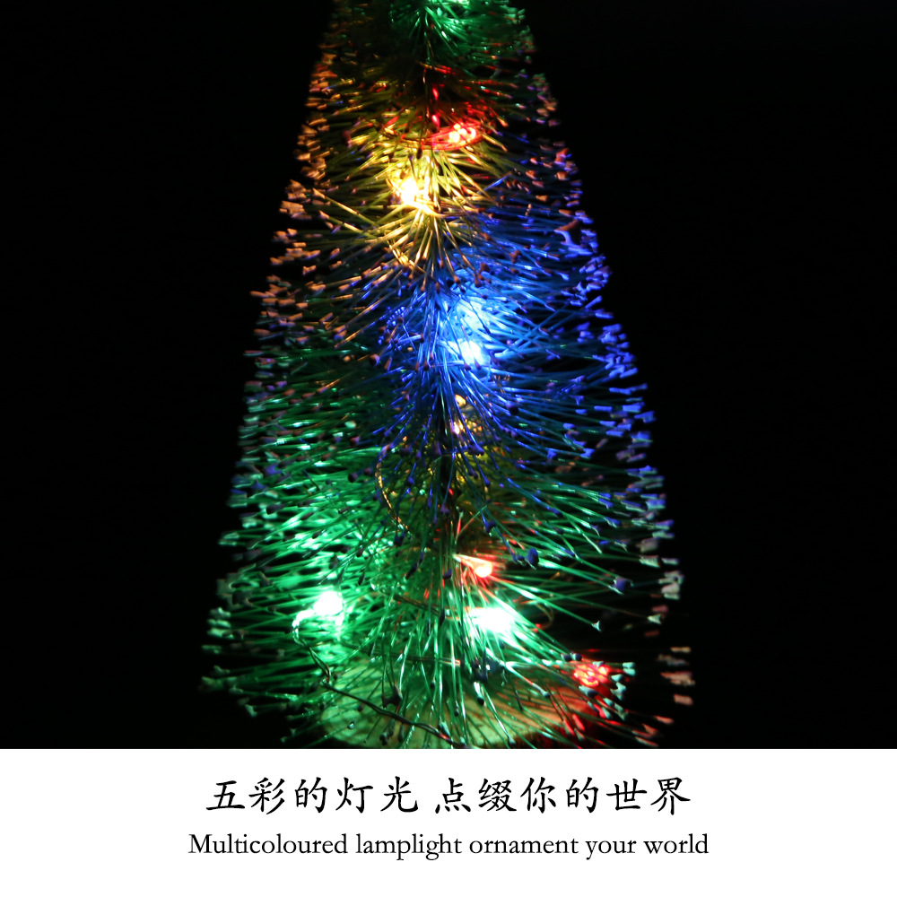 Christmas decorations green white Frost Side LED Lights Pine Needles Powder Mini Christmas Tree Christmas decorations green white Frost Side LED Lights Pine Needles Powder Mini Christmas Tree
