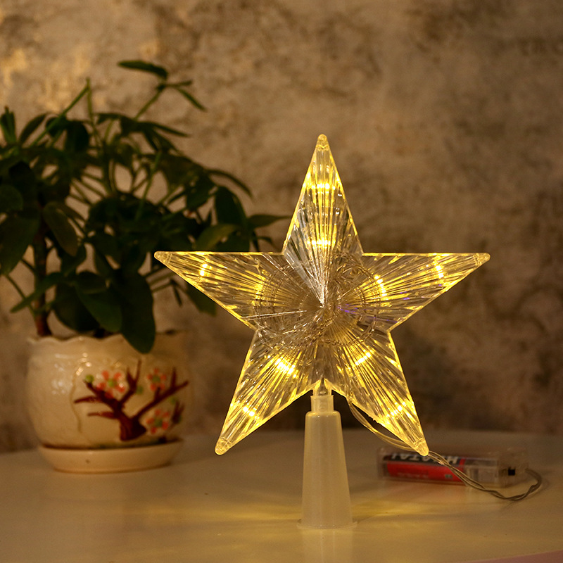 LED Christmas Tree Lights Glowing Stars Lighting Chain Starry Light Battery Box Five-Pointed Star Christmas tree lights LED Christmas Tree Lights Glowing Stars Lighting Chain Starry Light Battery Box Five-Pointed Star Christmas tree lights