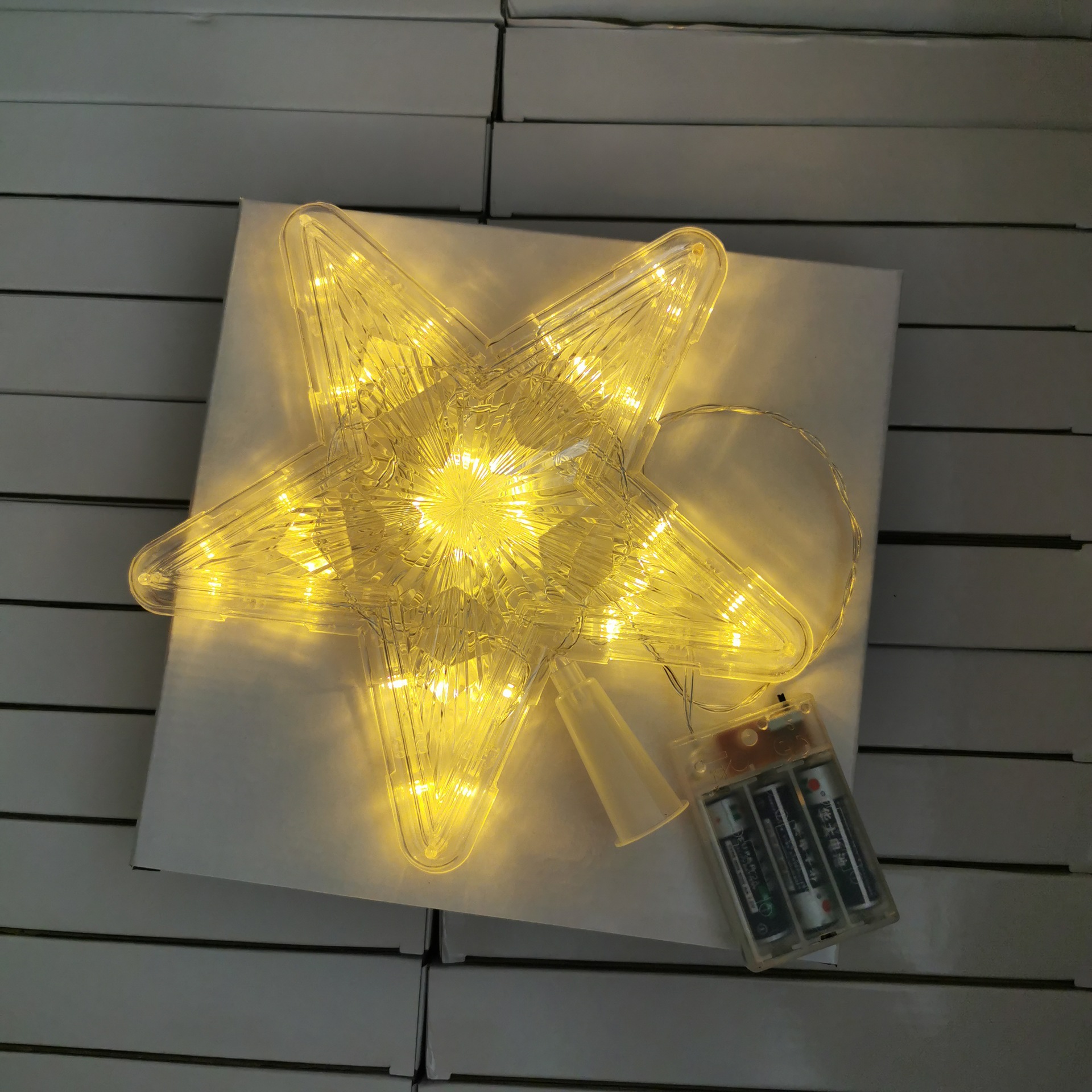 LED Christmas Tree Lights Glowing Stars Lighting Chain Starry Light Battery Box Five-Pointed Star Christmas tree lights LED Christmas Tree Lights Glowing Stars Lighting Chain Starry Light Battery Box Five-Pointed Star Christmas tree lights