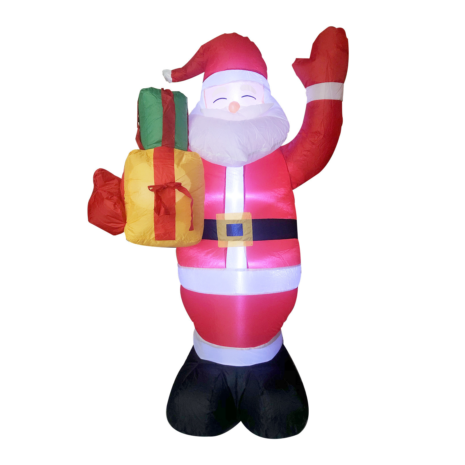 Christmas Inflatable LED Luminous Inflatable Christmas Tree Snowman Old Man Gift Pack Decoration Christmas Courtyard Decorative Lights