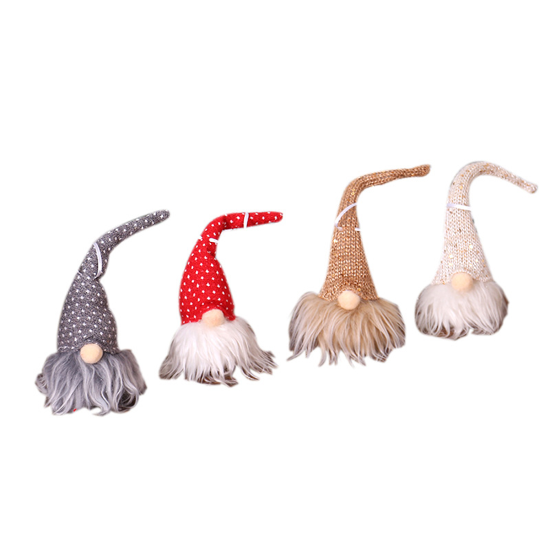 Lights Forest People Christmas Tree Decoration Pendant Small Night Lamp Luminous Holiday Home Layout Hanging Ornaments