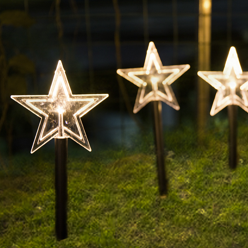 Manufacturers Sell Floor Outlet Led FivePointed Star Christmas Tree Snowflake Garden Courtyard Outdoor Holiday Lights