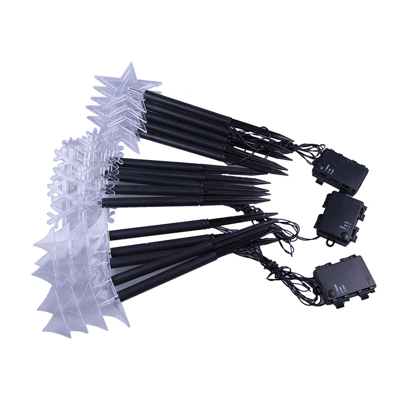 Manufacturers Sell Floor Outlet Led FivePointed Star Christmas Tree Snowflake Garden Courtyard Outdoor Holiday Lights