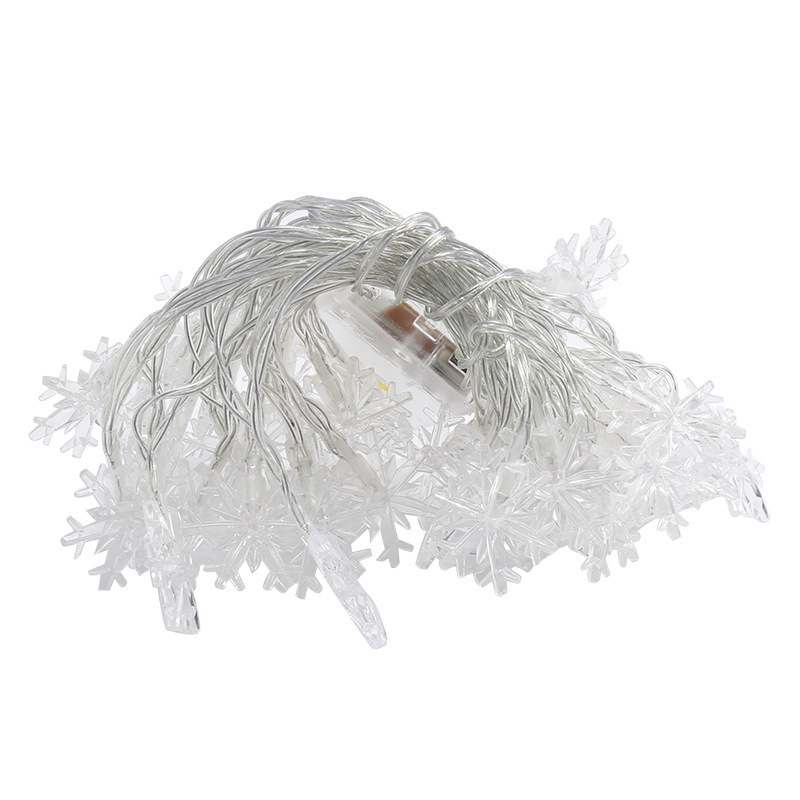 Light String Lighting Chain Colored Lights Outdoor Decorative Lamp Holiday Lights Snowflake Lights Christmas tree light