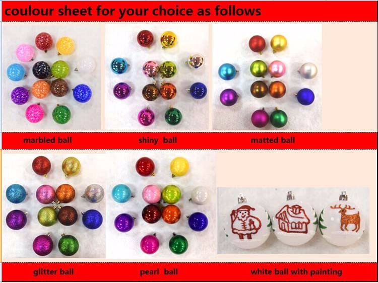 shatterproof christmas ball ornaments, best sell Christmas t