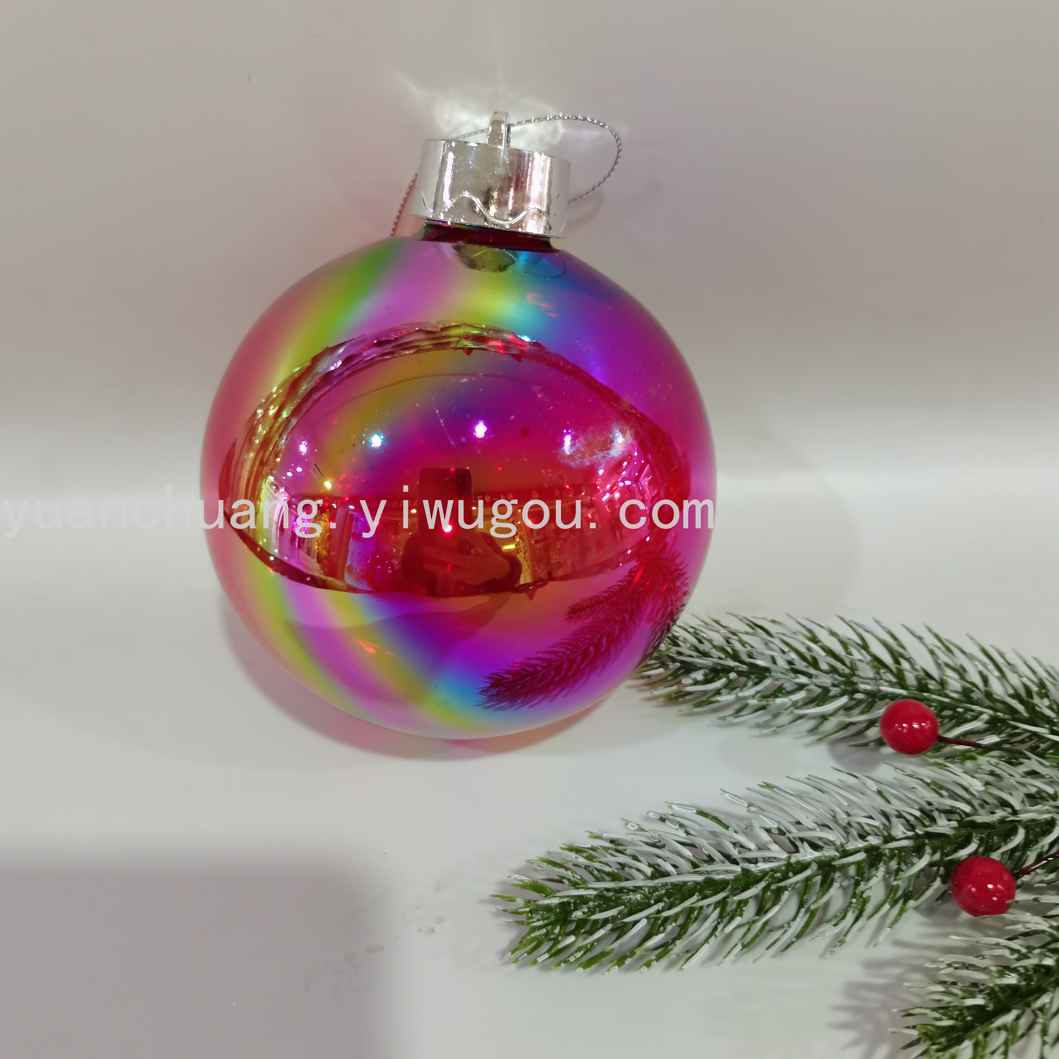Christmas Ball Colorful Ball Plastic Ball Christmas Decoration Christmas Tree Decorations Hanging Ball Scene Decoration New