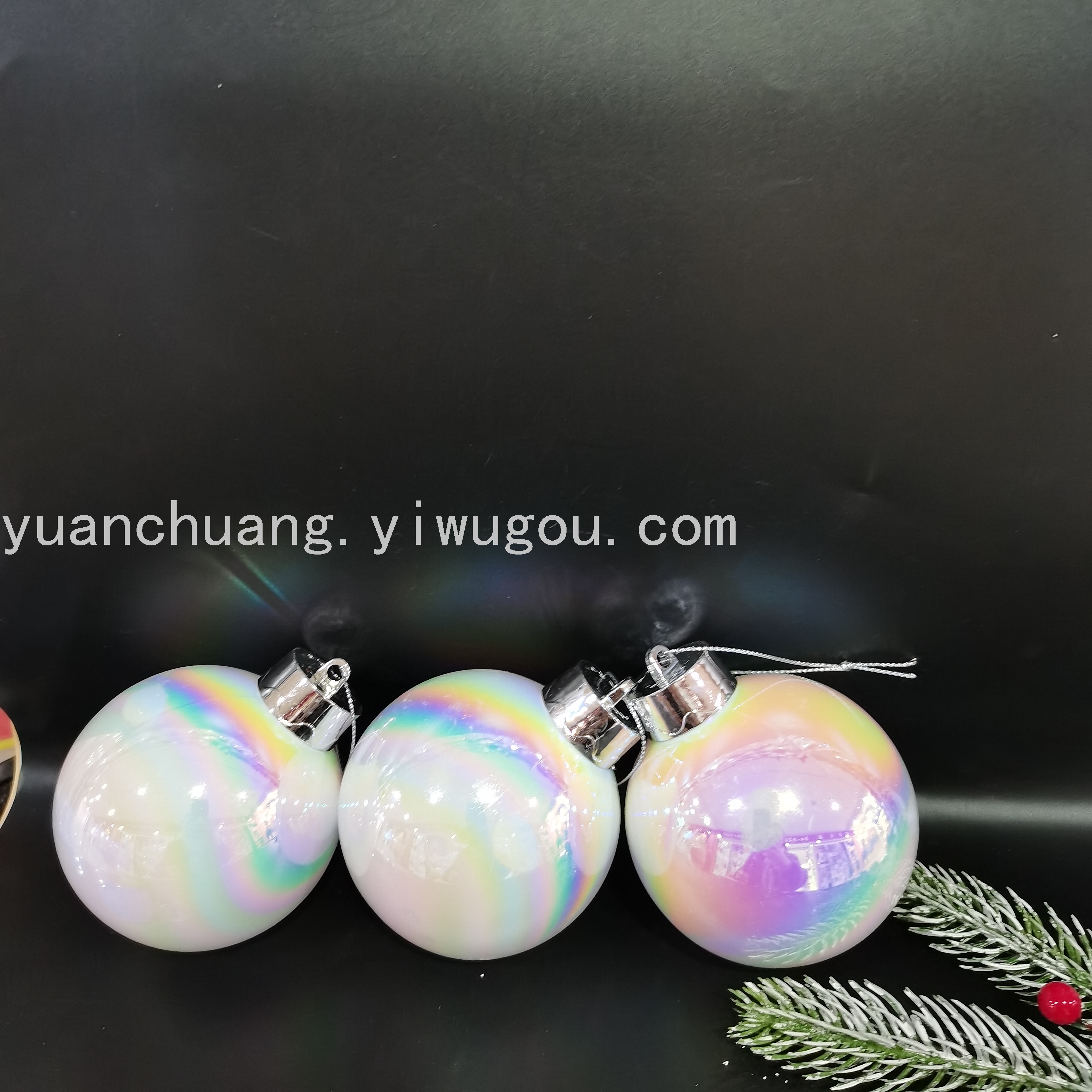 Christmas Ball Colorful Ball Plastic Ball Christmas Decoration Christmas Tree Decorations Hanging Ball Scene Decoration New