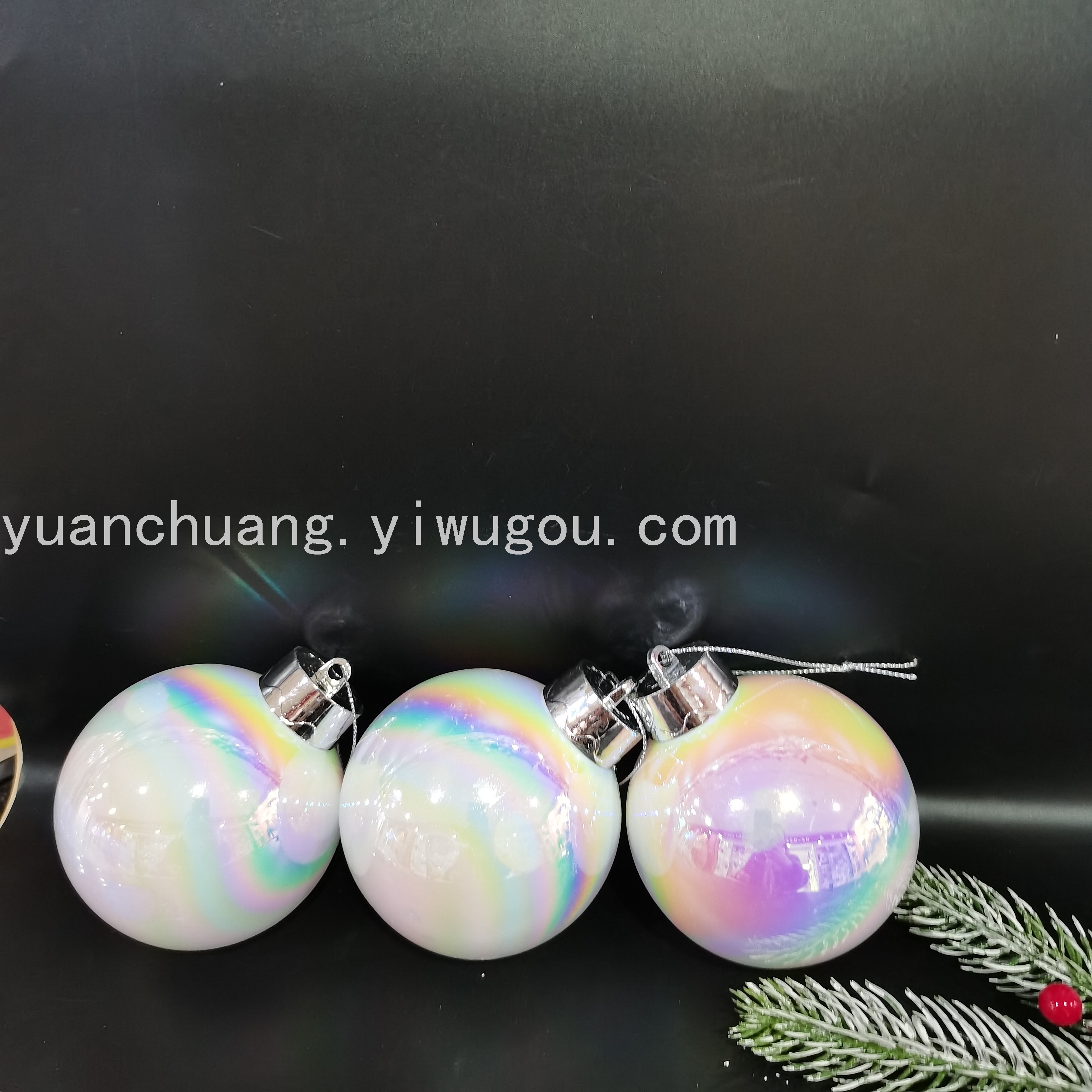 Christmas Ball Colorful Ball Plastic Ball Christmas Decoration Christmas Tree Decorations Hanging Ball Scene Decoration New