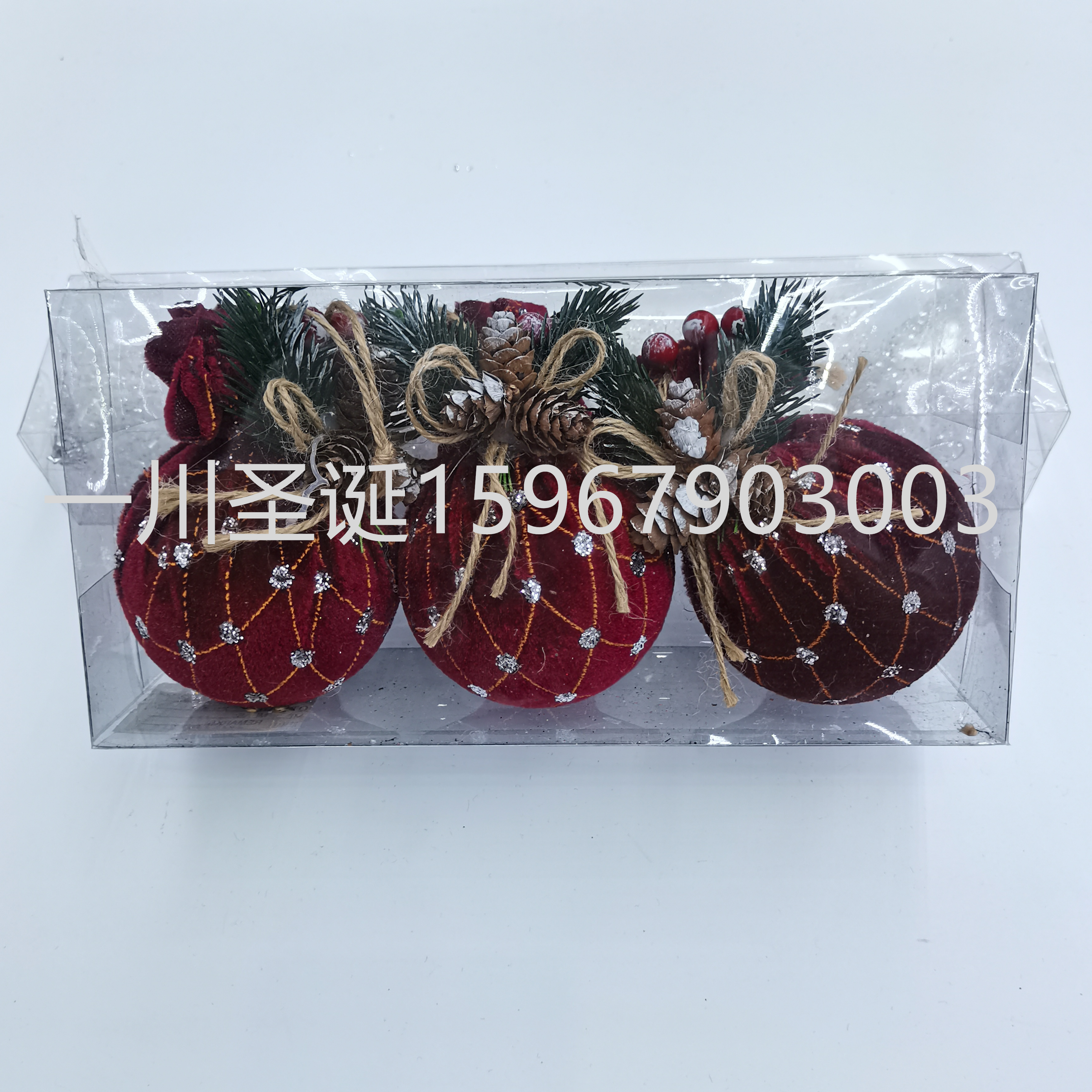 Christmas Ball Christmas Product Christmas Crafts Christmas Colored Ball Cloth Ball Floral Ball Ornament Ball