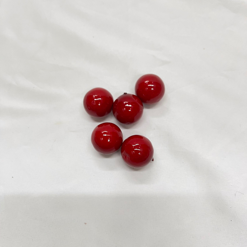 20mm Ball Fruit Sunset Red Red Christmas Red Christmas Tree Wreath Garland