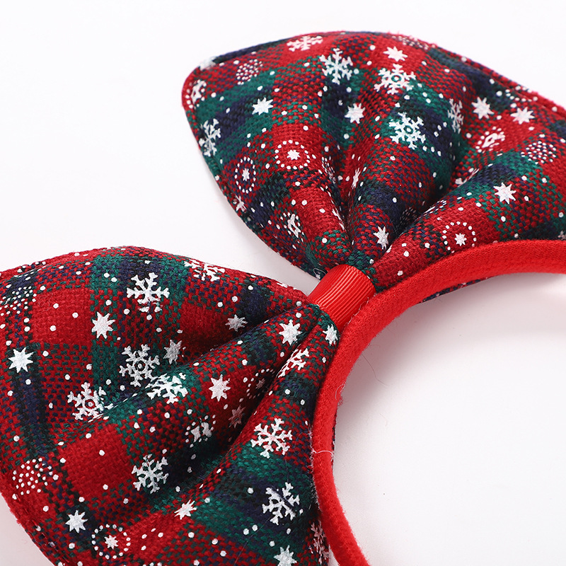 Christmas Ball Garment Accessories Children&#039;s Birthday Party Small Gift Headband Christmas Bowknot Princess Headdress