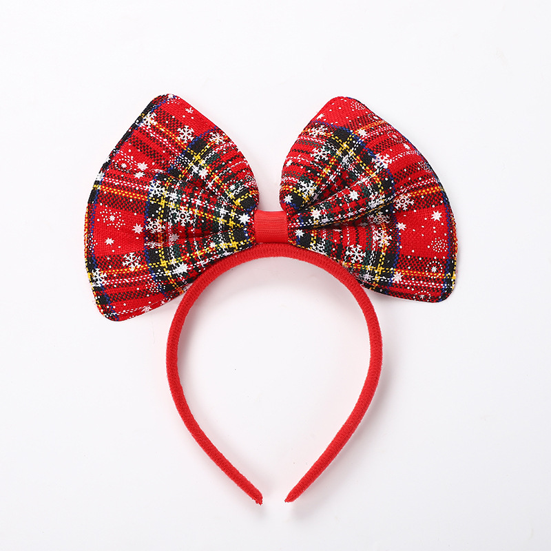 Christmas Ball Garment Accessories Children's Birthday Party Small Gift Headband Christmas Bowknot Princess Headdress