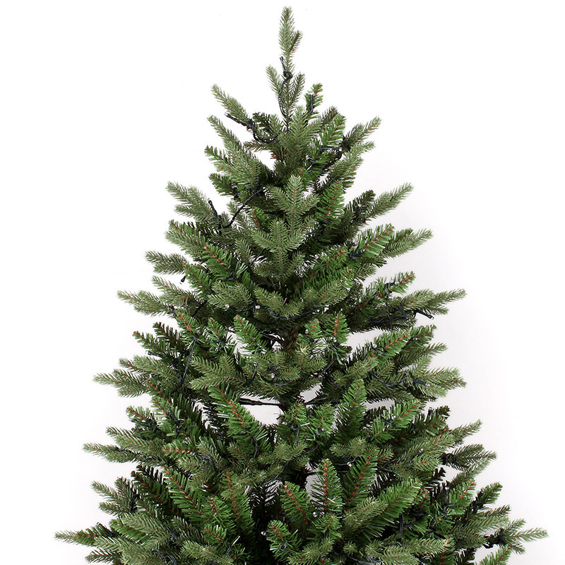 High-End Emulation Christmas Tree High-End Export PE Mixed Christmas Tree Foreign Trade Green Pine Tree Christmas Holiday Decoration Pine Tree