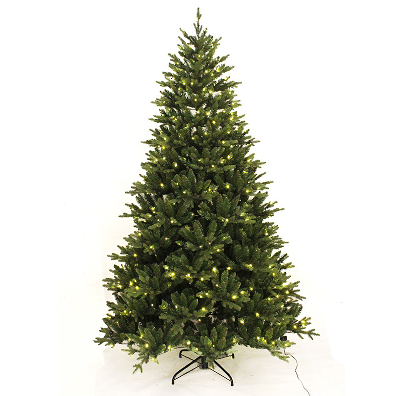 High-End Emulation Christmas Tree High-End Export PE Mixed Christmas Tree Foreign Trade Green Pine Tree Christmas Holiday Decoration Pine Tree