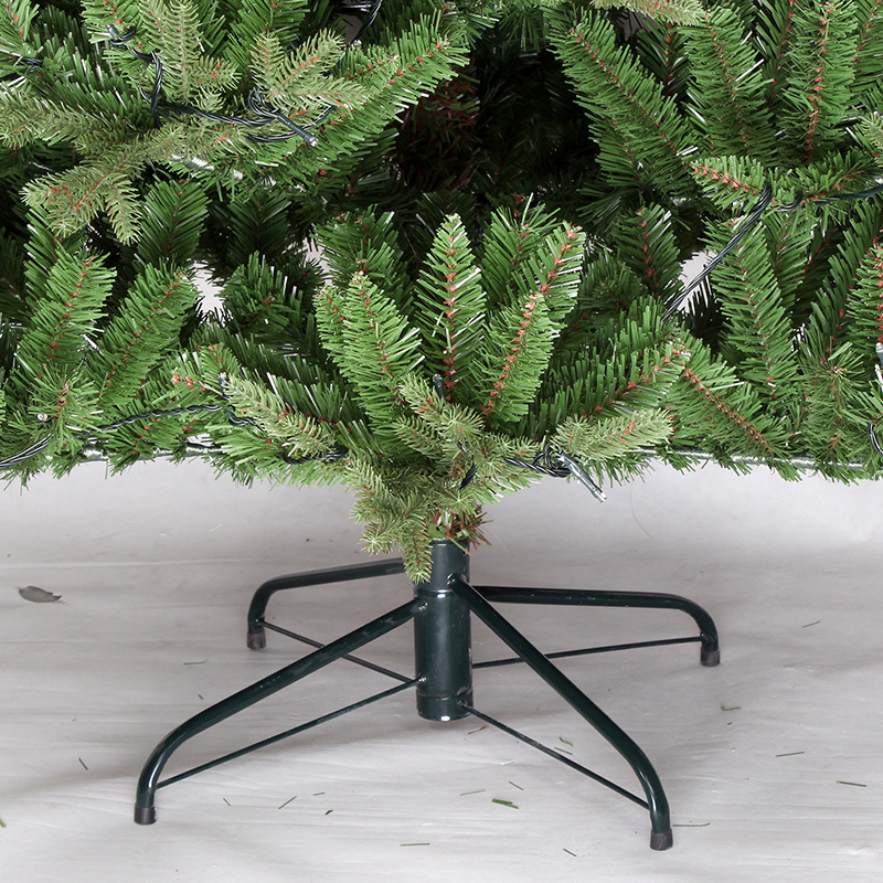 High-End Emulation Christmas Tree High-End Export PE Mixed Christmas Tree Foreign Trade Green Pine Tree Christmas Holiday Decoration Pine Tree