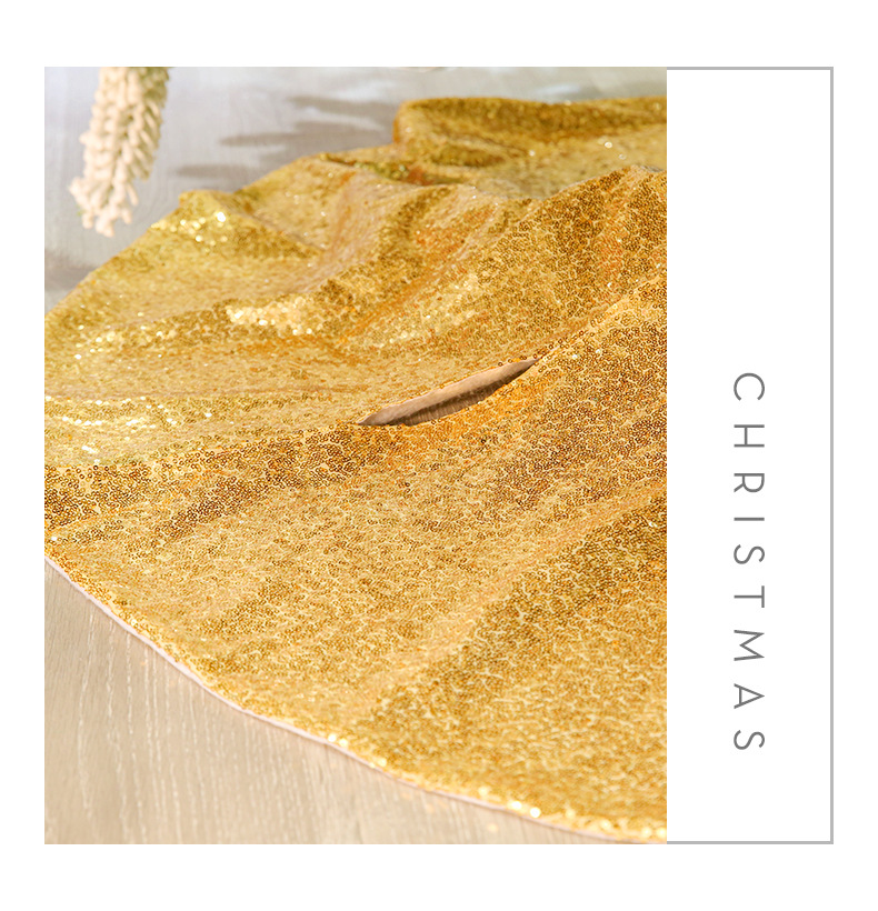 2022 New Amazon Hot Sale 120cm Gold Sequin Tree Skirt Christmas Tree Decorations Sequined Tree Group 48inch 2022 New Amazon Hot Sale 120cm Gold Sequin Tree Skirt Christmas Tree Decorations Sequined Tree Group 48inch