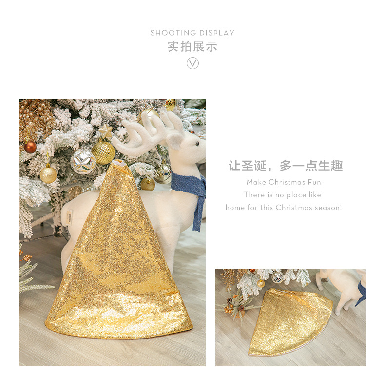 2022 New Amazon Hot Sale 120cm Gold Sequin Tree Skirt Christmas Tree Decorations Sequined Tree Group 48inch 2022 New Amazon Hot Sale 120cm Gold Sequin Tree Skirt Christmas Tree Decorations Sequined Tree Group 48inch
