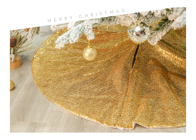 2022 New Amazon Hot Sale 120cm Gold Sequin Tree Skirt Christmas Tree Decorations Sequined Tree Group 48inch 2022 New Amazon Hot Sale 120cm Gold Sequin Tree Skirt Christmas Tree Decorations Sequined Tree Group 48inch