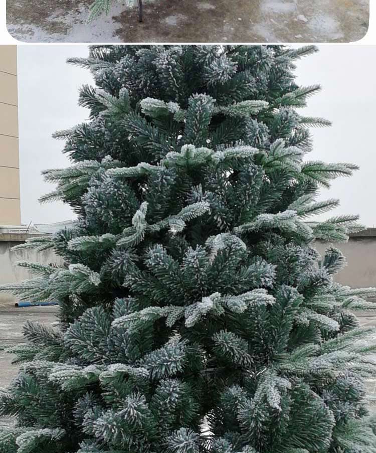 Christmas Tree Encryption White Simulation Snow Tree Encryption PE Snowflake Christmas Tree Crystal Snow Landscape Decoration Large Decorations Christmas Tree Encryption White Simulation Snow Tree Encryption PE Snowflake Christmas Tree Crystal Snow Landscape Decoration Large Decorations