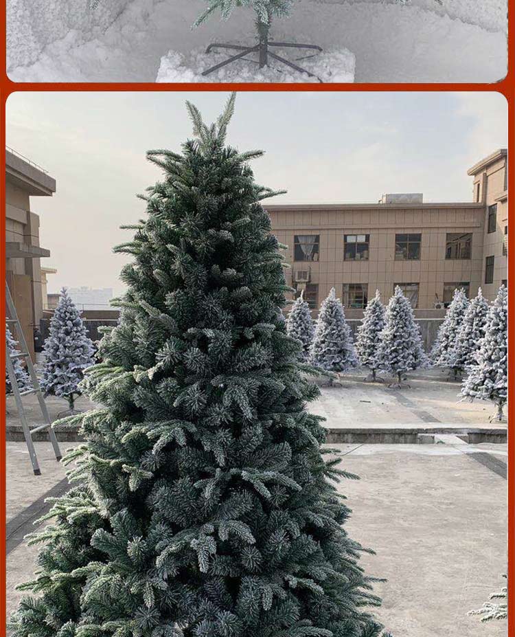 Christmas Tree Encryption White Simulation Snow Tree Encryption PE Snowflake Christmas Tree Crystal Snow Landscape Decoration Large Decorations Christmas Tree Encryption White Simulation Snow Tree Encryption PE Snowflake Christmas Tree Crystal Snow Landscape Decoration Large Decorations