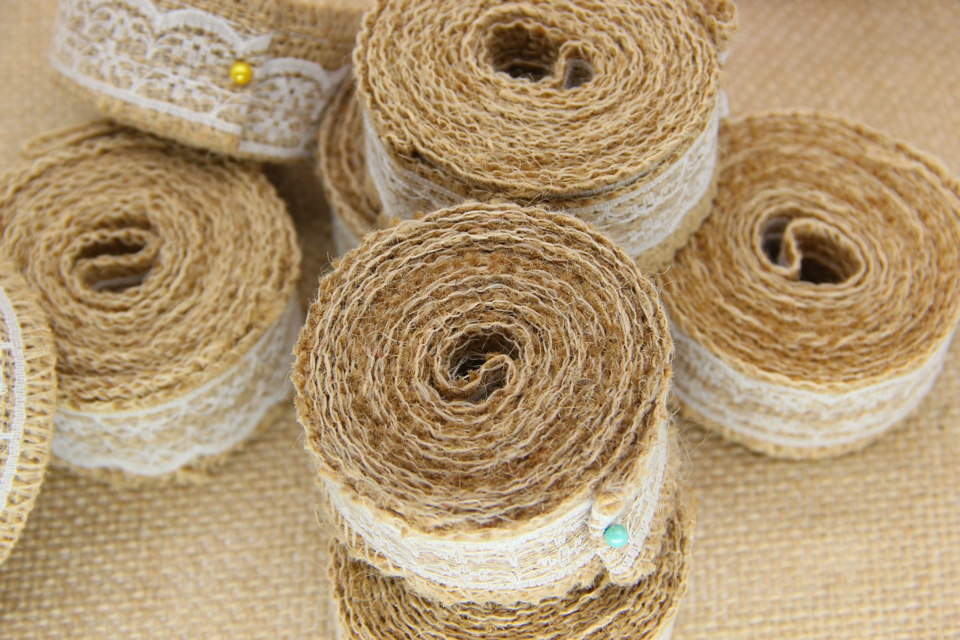 Handmade christmas craft linen roll lace linen roll lace linen with wedding dress