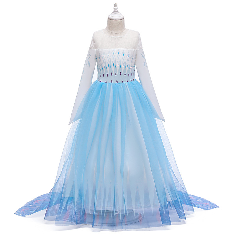 Snow White Frozen Children Shirt Foreign Trade Children&#039;s Clothing Girl&#039;s Gown Girl Dress Christmas Full Body Dress