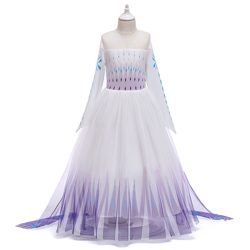 Snow White Frozen Children Shirt Foreign Trade Children&#039;s Clothing Girl&#039;s Gown Girl Dress Christmas Full Body Dress