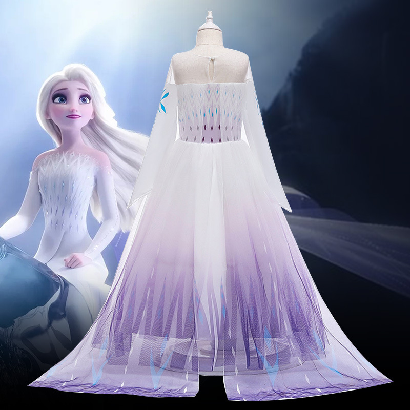 Snow White Frozen Children Shirt Foreign Trade Children&#039;s Clothing Girl&#039;s Gown Girl Dress Christmas Full Body Dress
