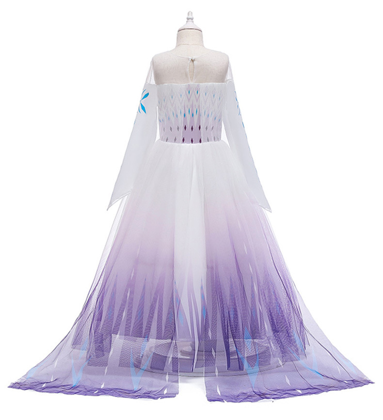 Snow White Frozen Children Shirt Foreign Trade Children's Clothing Girl's Gown Girl Dress Christmas Full Body Dress