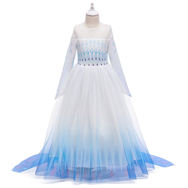 Snow White Frozen Children Shirt Foreign Trade Children&#039;s Clothing Girl&#039;s Gown Girl Dress Christmas Full Body Dress
