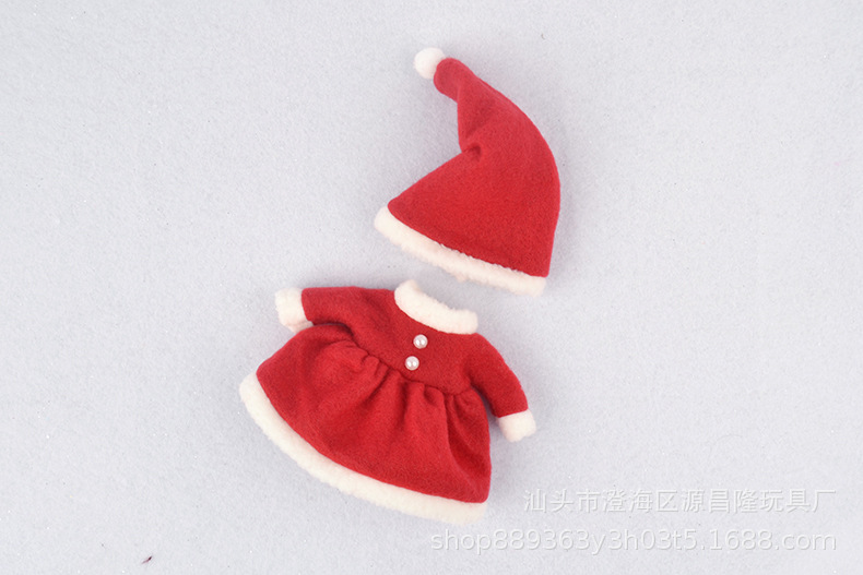 16cm Doll Christmas Series Set BJD Mini Doll Clothes Refill Girl Dress up Toy Support DZ 16cm Doll Christmas Series Set BJD Mini Doll Clothes Refill Girl Dress up Toy Support DZ