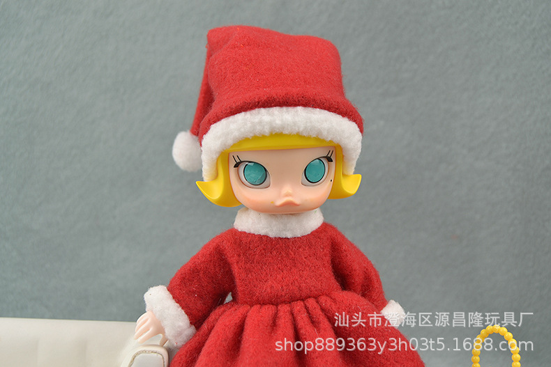 16cm Doll Christmas Series Set BJD Mini Doll Clothes Refill Girl Dress up Toy Support DZ 16cm Doll Christmas Series Set BJD Mini Doll Clothes Refill Girl Dress up Toy Support DZ