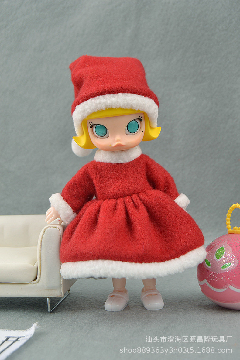16cm Doll Christmas Series Set BJD Mini Doll Clothes Refill Girl Dress up Toy Support DZ 16cm Doll Christmas Series Set BJD Mini Doll Clothes Refill Girl Dress up Toy Support DZ