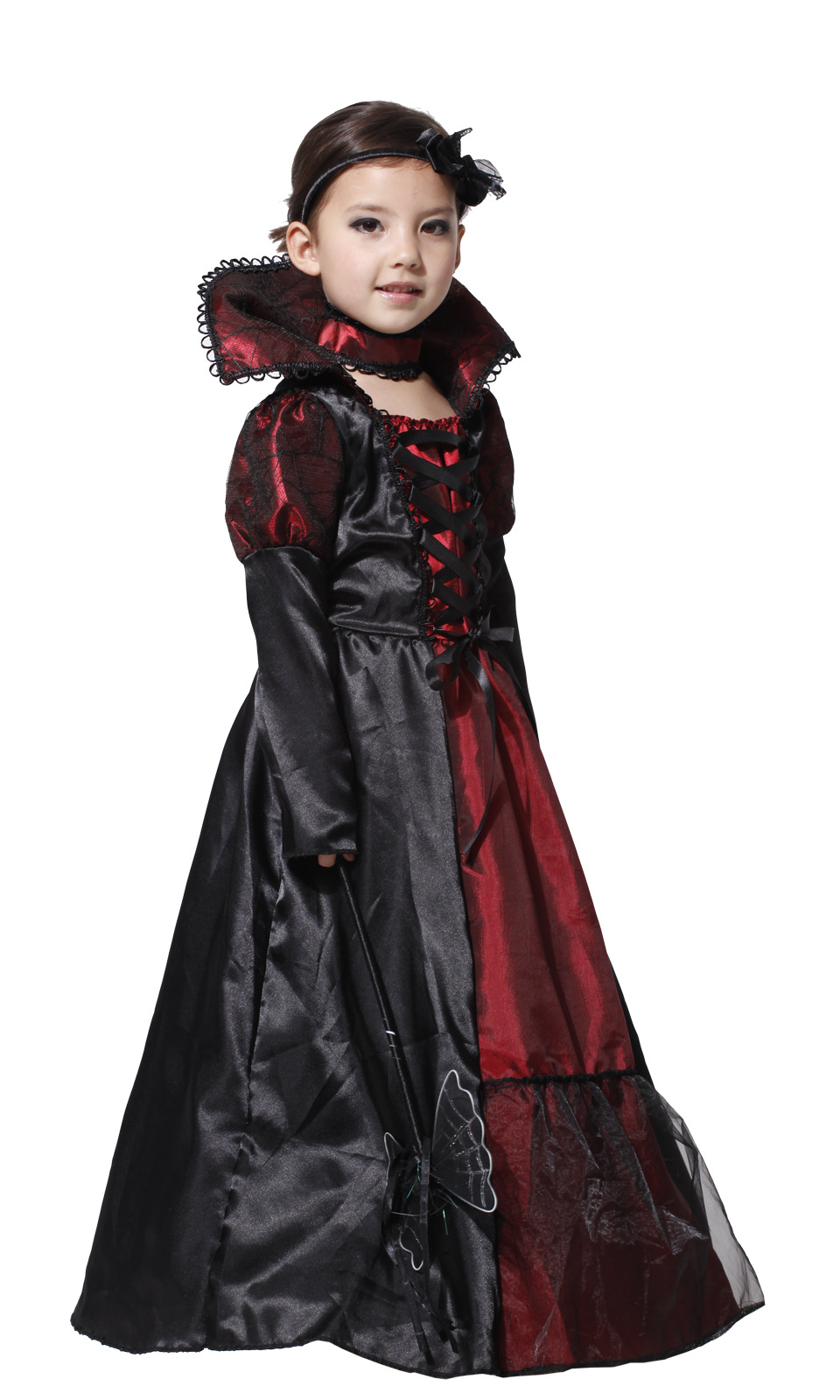 Halloween cosplay costume Christmas mask dance costume G-0108 Evil Queen Princess dress