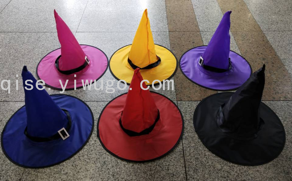 Witch Hat Wizard's Hat Holiday Hat Halloween Hat Pointed Hat Halloween Supplies