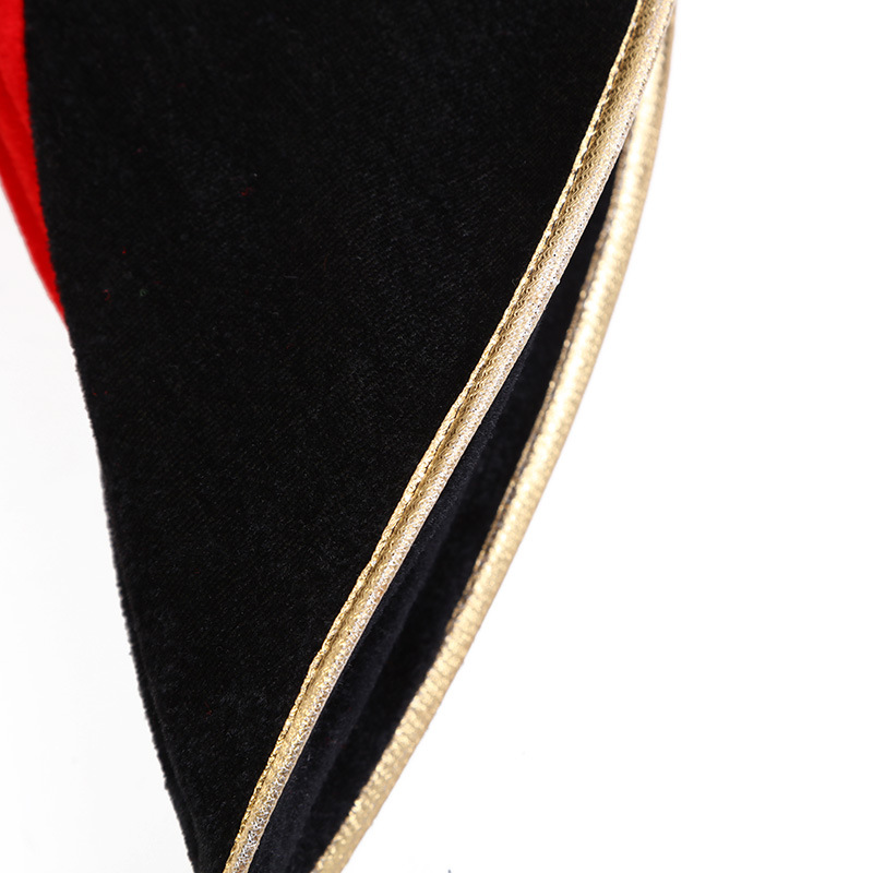 Halloween Supplies Masquerade Show Props Ball Pirate Hat Red Banderole Pirate Hat Captain Hat Halloween Supplies Masquerade Show Props Ball Pirate Hat Red Banderole Pirate Hat Captain Hat