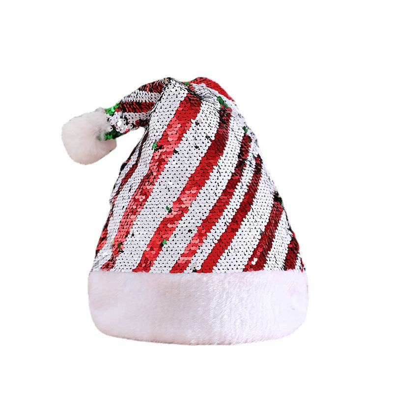 Christmas hat  Costume Halloween Party Performance Dress Color Bright Film Christmas Hat Factory Direct Supply