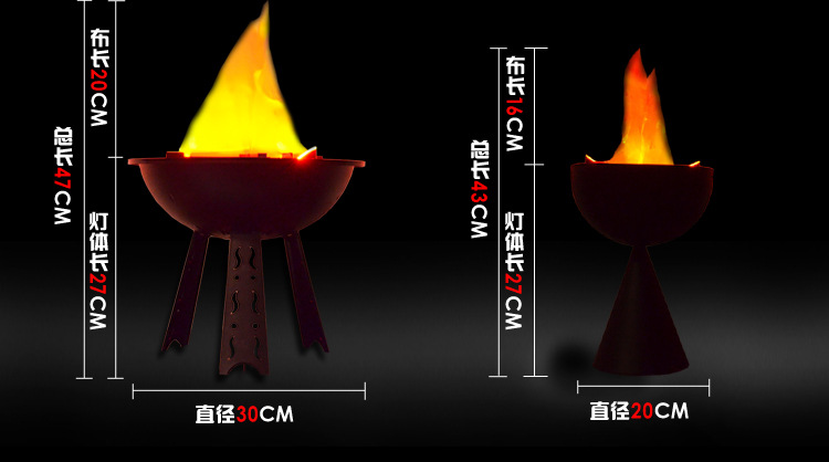 Supply LED hanging flamelight Halloween supplies tray electronic tray decoration Supply LED hanging flamelight Halloween supplies tray electronic tray decoration