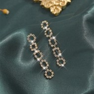 Sweet Rhinestone Little Tiger Earrings Temperament Wholesale Chinese Zodiac Tiger Birth Year Chinese Style Spring Festival New Year Earrings Earrings