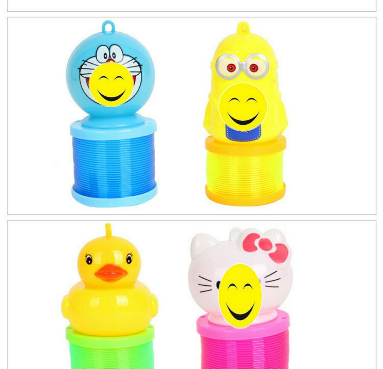 Children's Portable Plastic Small Bell Pepper Luminous Cartoon Mid-Autumn Festival Rainbow Spring New Year's Day Lantern Stall Night Market Toys Wholesale